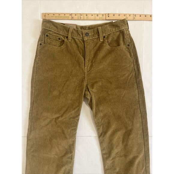 Levi's Men's Low Pro Mid Rise Straight Leg Corduroy Tan Brown Jeans Size 29 X 30 - Picture 4 of 8
